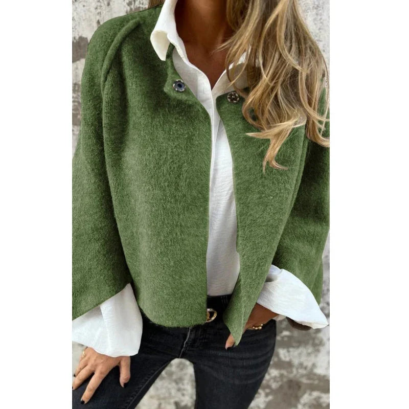 Nova - Timeless Coat with Round Neck