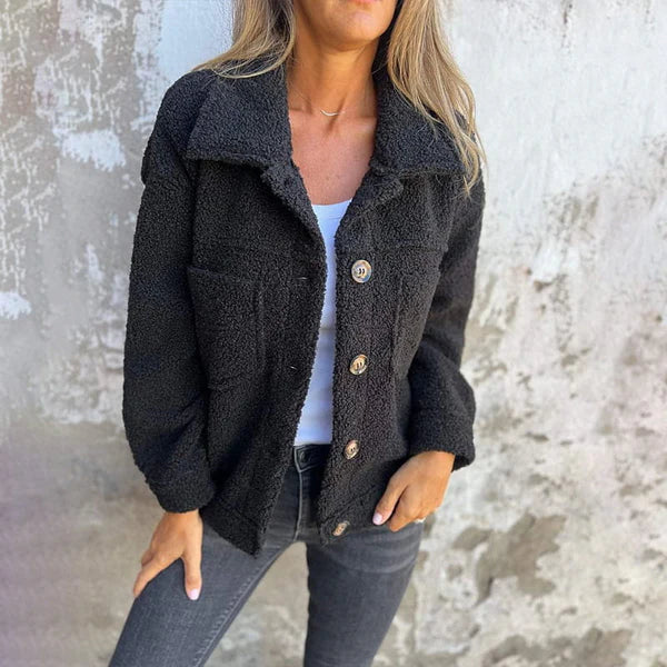 Chloe - Comfortable Fall Teddy Jacket