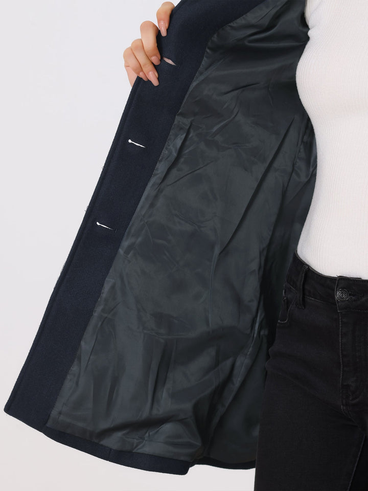 Caroline - Women's Single Breasted Winter Trench Coat