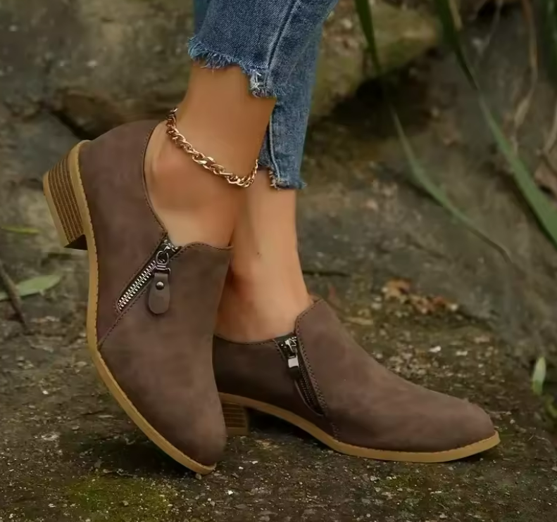 Julisa - Orthopedic Zip-Up Ankle Boots